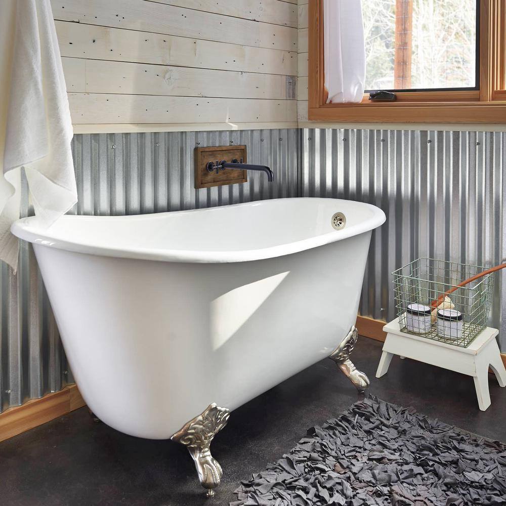 Oil Rubbed Bronze Wall Mount Tub Filler with Cross Handles
