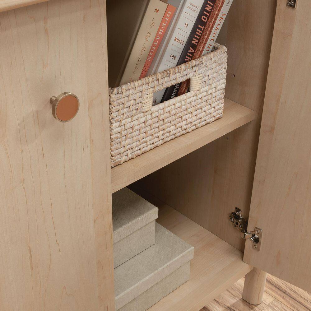 Natural Maple Adjustable Shelf Office Storage Cabinet