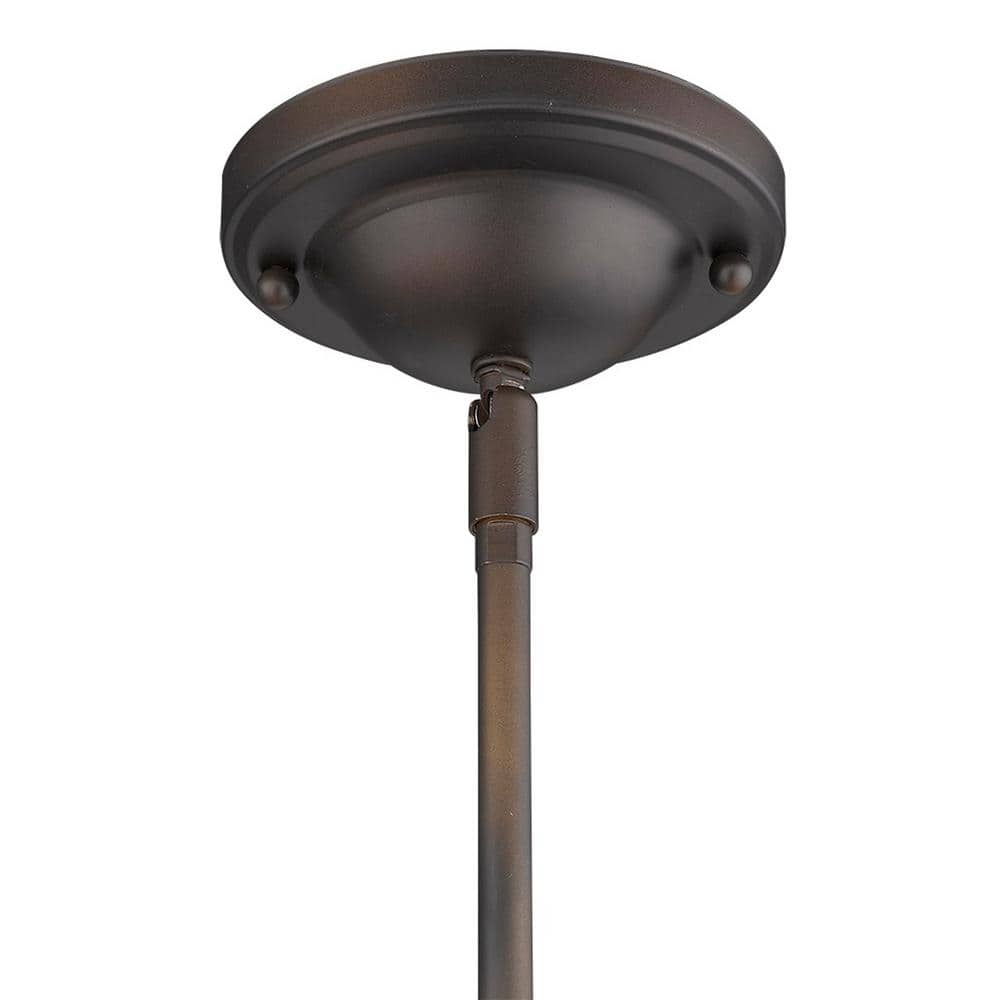 Dylan Mini Globe Pendant Light in Oil-Rubbed Bronze and Glass