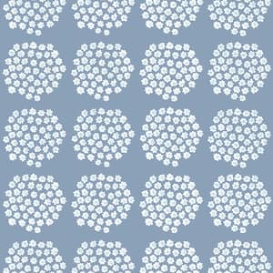 Blue Puketti Peel and Stick Wallpaper Sample