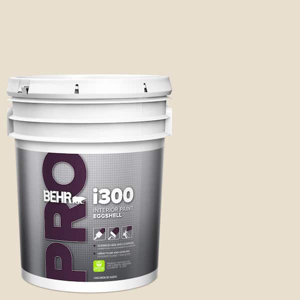 BEHR PRO 5 gal. #MS-33 Eggshell White Eggshell Interior Paint