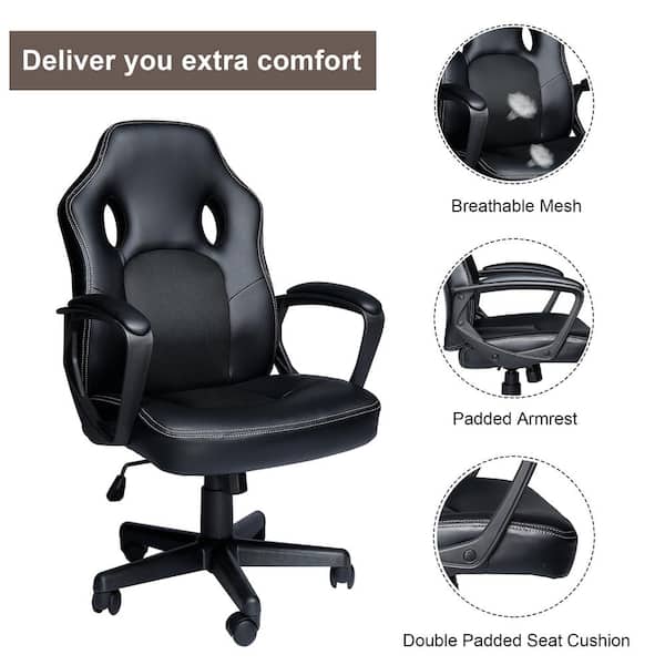 Ergonomic Racing Gaming Chair Executive Swivel Chair Super Padded Comfortable 