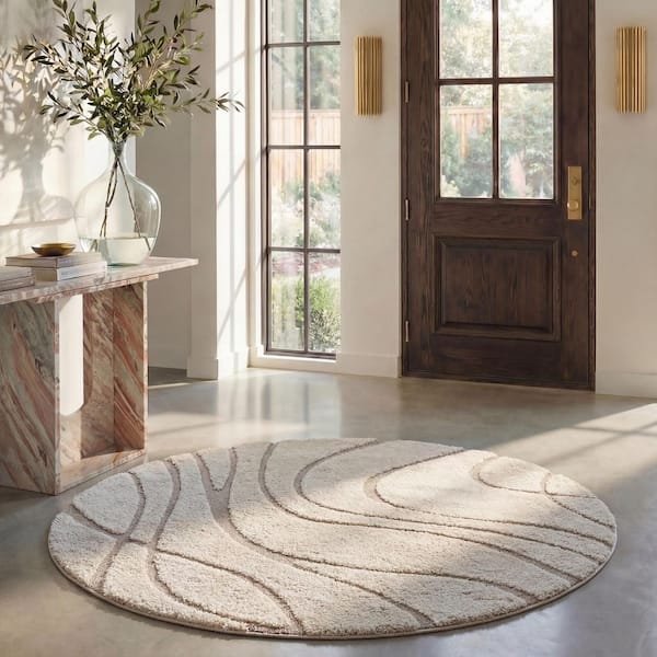 Have a question about SAFAVIEH Florida Shag Cream/Beige 7 ft. x 7