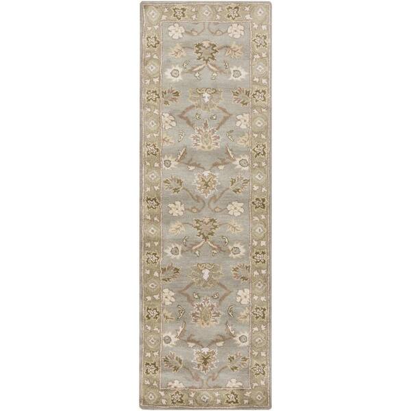 Artistic Weavers Cicero Ash Gray 3 ft. x 8 ft. Indoor Runner Rug