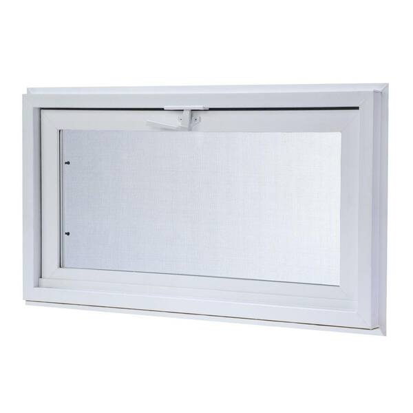 TAFCO WINDOWS 31.75 in. x 23.75 in. Hopper Vinyl Window with Screen