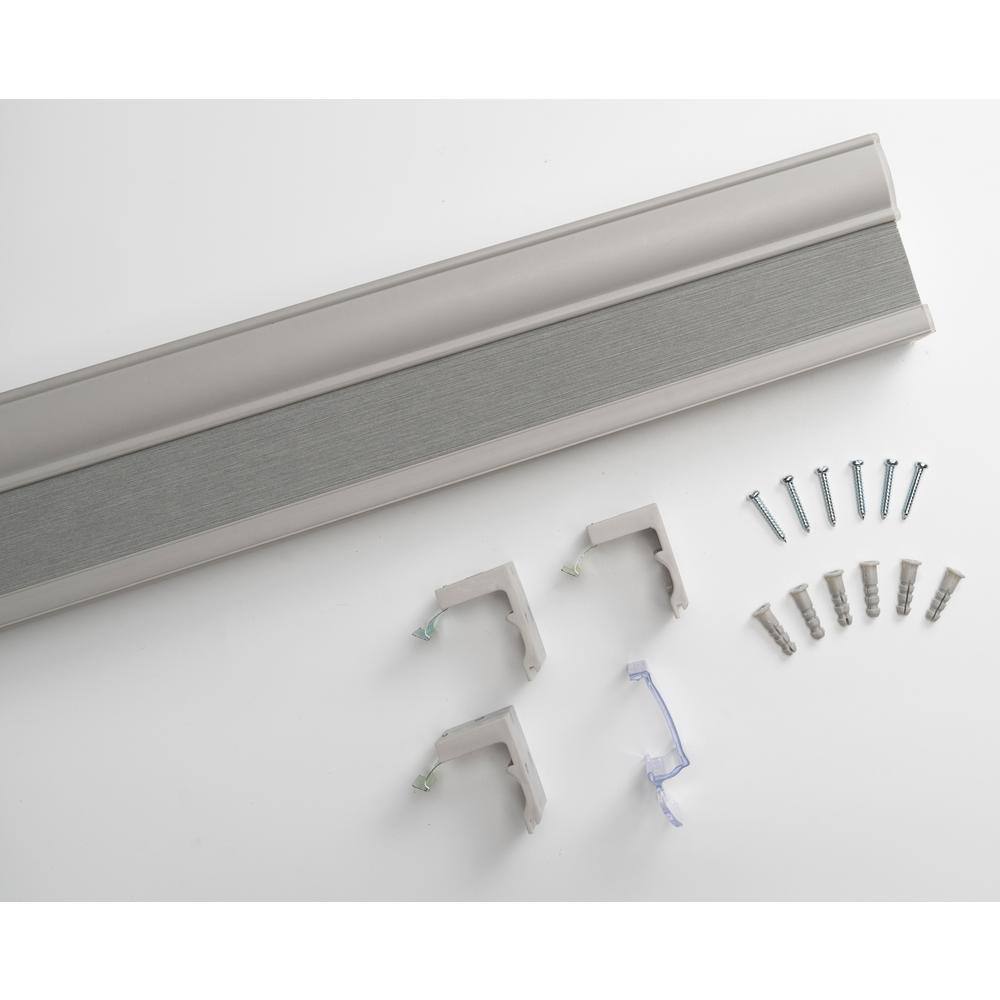 Gray Cordless Cellular Light Filtering Fabric Indoor Shades, 39" x 72"