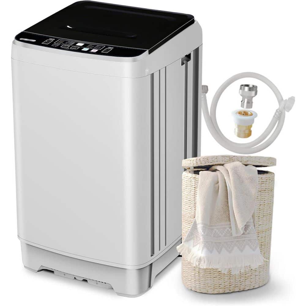 17.7 lbs. White Full Automatic Washer with LED Display, 10 Programs, Drain Pump for Camping Apartment Dorm price history on PriceWatchPro