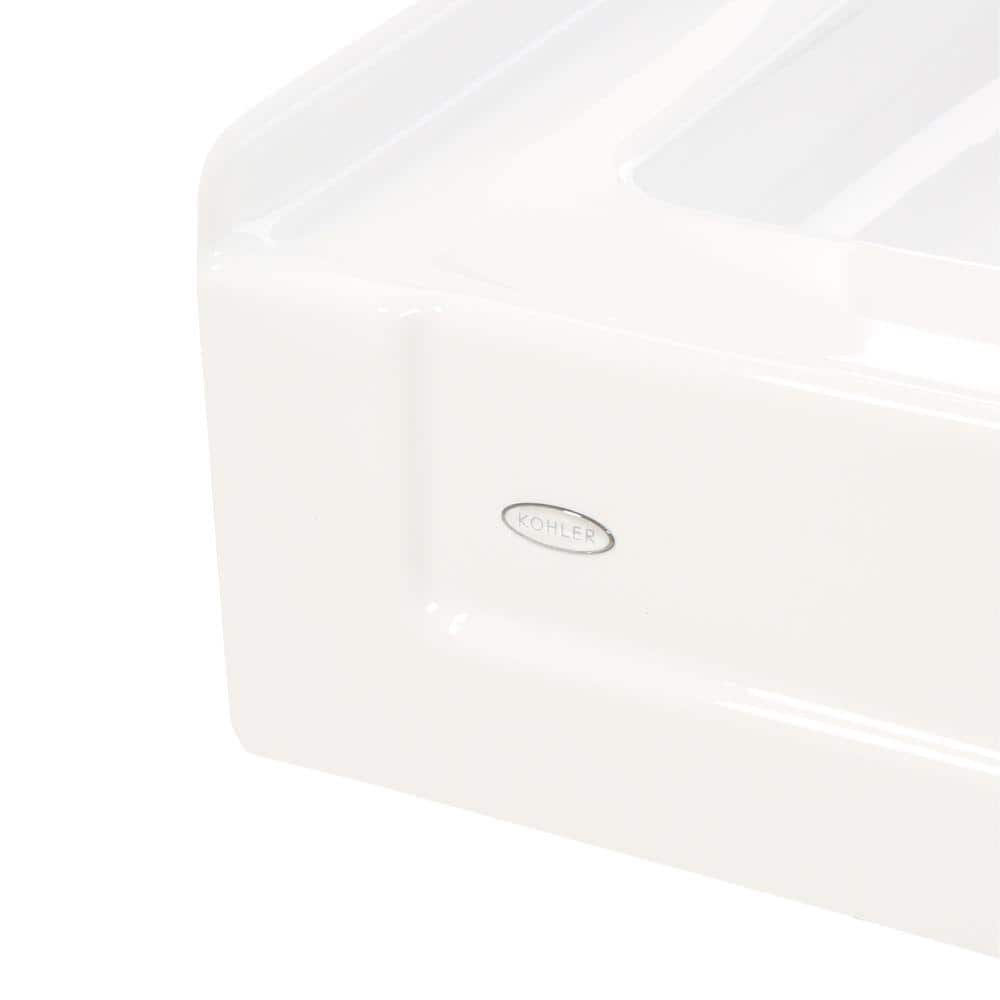 Tresham 60" x 36" White Acrylic Shower Base with Integral Seat