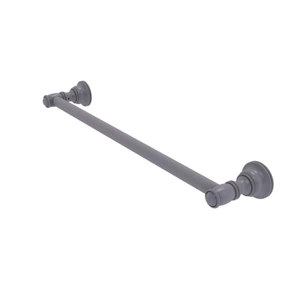 Allied Brass Carolina Collection 24 in. Wall Mounted Towel Bar in Matte Gray