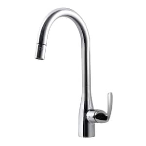 Cora Single-Handle Pull Down Sprayer Kitchen Faucet with CeraDox Technology in Polished Chrome