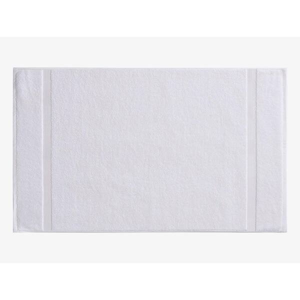 A1 Home Collections A1HC Feather Touch Quick Dry 20 in. x 33 in. White Solid 100% Organic Cotton 900 GSM Rectangle Bath Mat
