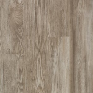 RenoVantage Pro Forest Truffle 12 mil 6.5 in. W x 48 in. L Glue Down Vinyl Tile Flooring (38.88 sq. ft./ctn)