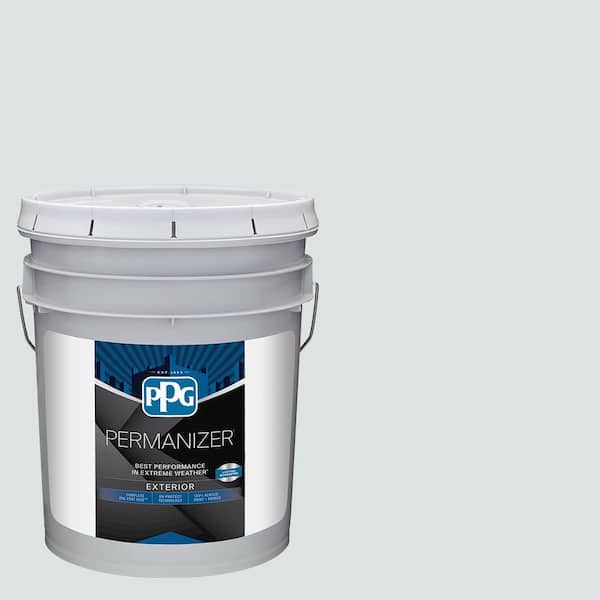 PERMANIZER 5 gal. PPG10122 Inverness Gray Satin Exterior Paint PPG1012