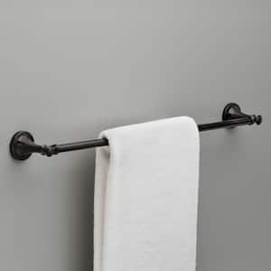 Silverton 24 in. Wall Mount Towel Bar Bath Hardware Accessory in Venetian Bronze