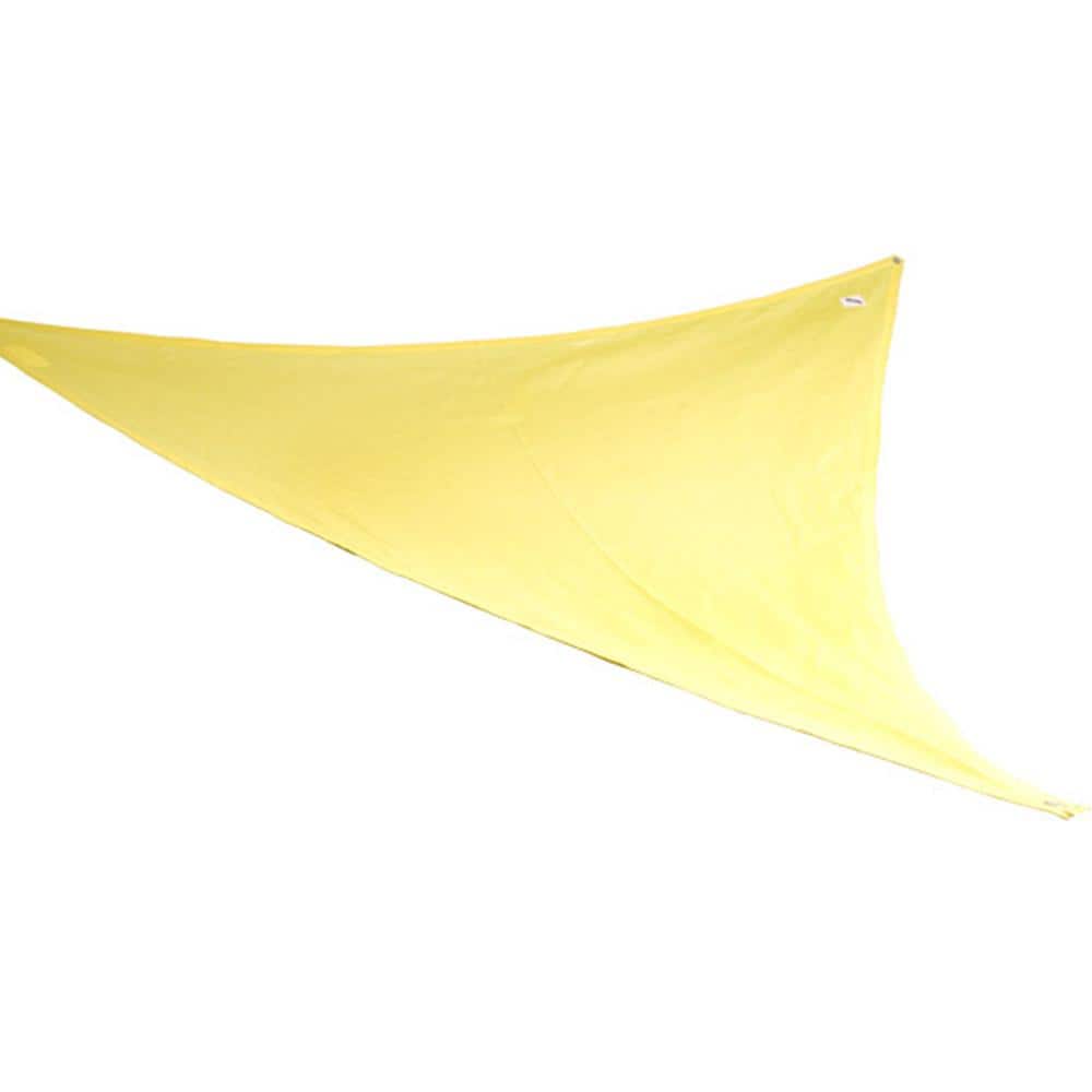 Yellow Triangle Outdoor Sun Shade Sail with UV Protection