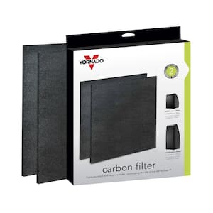 Air Purifier Replacement Carbon Filters (2-Pack)