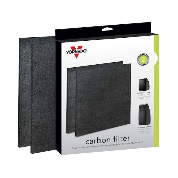 Vornado Air Purifier Replacement Carbon Filters (2-Pack)