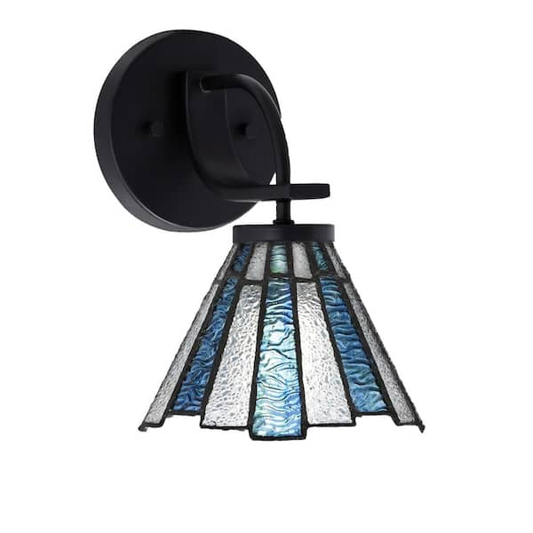Unbranded Olympia 1-Light Matte Black Wall Sconce