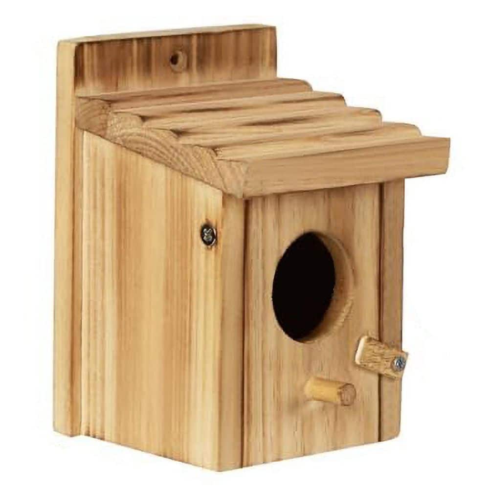 Wooden Birdhouse for Hummingbirds Bluebirds Outside Hanging Bird House with Perch Easy Clean Outdoor Box price history on PriceWatchPro
