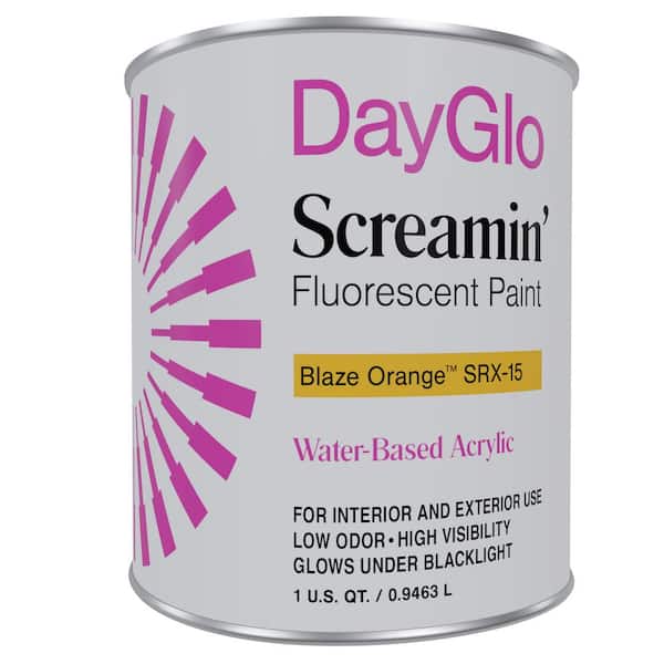 SRX Series 1 qt. Blaze Orange Fluorescent Paint