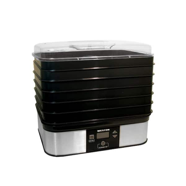 Weston 6-Tray Black Food Dehydrator with Temperature Sensor