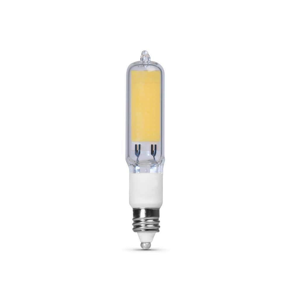 35-Watt Equivalent Bright White (3000K) T4 Mini Candelabra E11 Base Decorative LED Light Bulb price history on PriceWatchPro