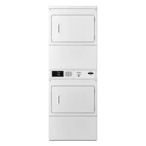 7.4 cu. ft. vented Front Load Electric Dryer in White with Space Saving Design