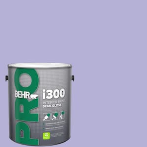 1 gal. #630B-4 Freesia Purple Semi-Gloss Interior Paint