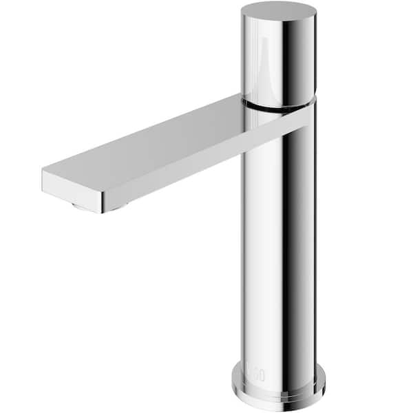 VIGO Halsey Single Handle Single-Hole Bathroom Faucet in Chrome