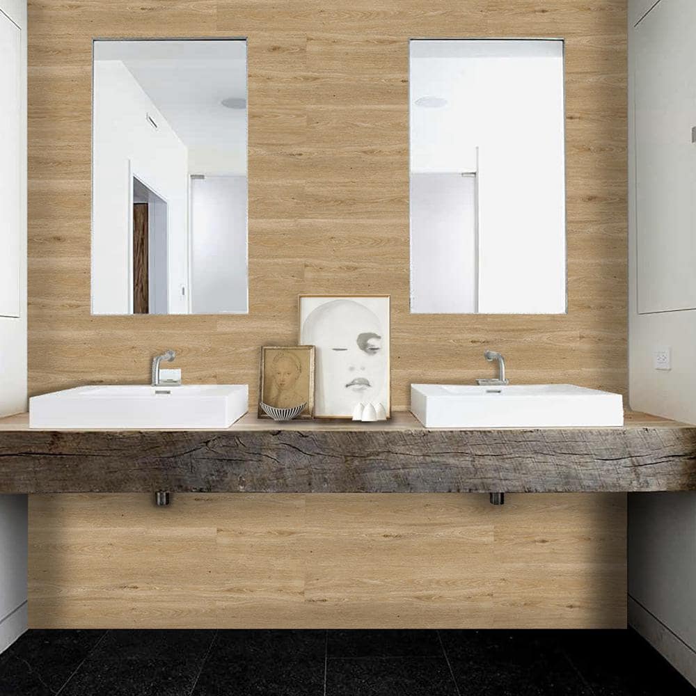 Pacific Shores Medium Brown Waterproof Vinyl Plank Flooring
