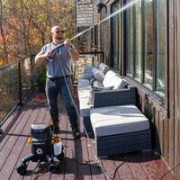Spyder Pro 2300 PSI 1.4 GPM 13 Amp Cold Water Electric Pressure Washer with 1000 ml High Pressure Foam Cannon