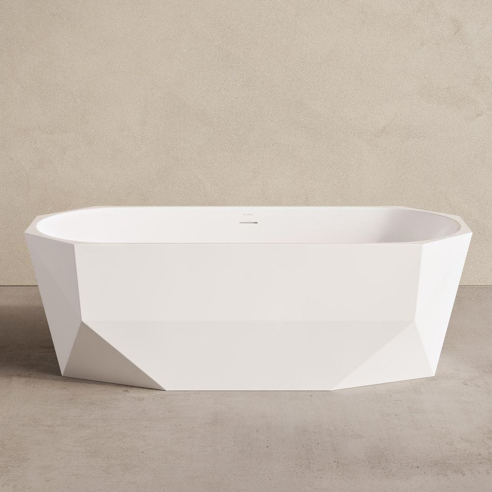 Swiss Madison Brusque 67 in. x 30 in. Diamond Shaped Soaking
