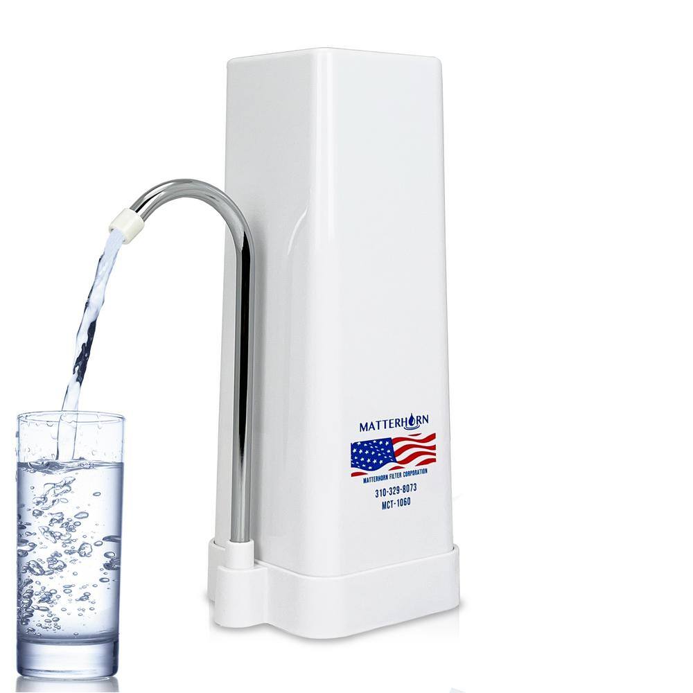 Matterhorn Advanced Alkaline Countertop Water filter System 2.0 MCT1060 The Home Depot