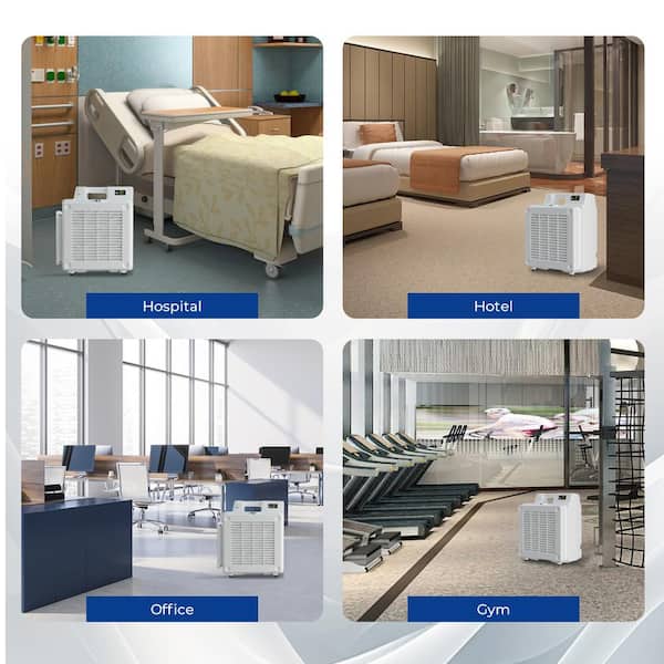 XPOWER Commercial 4-Stage Filtration HEPA Air Purifier System X