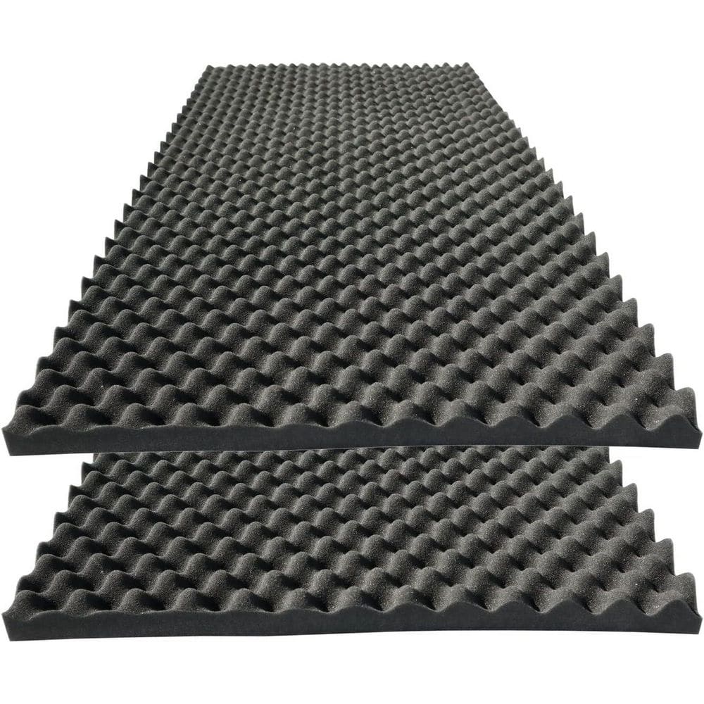 2-Pack 48x24x2 Inch Egg Crate Acoustic Foam Panels, High-Density Fireproof Soundproofing Foam price history on PriceWatchPro