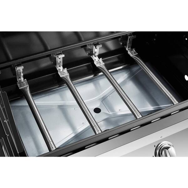 Dyna-Glo Premier 4-Burner Natural Gas Grill in Stainless Steel with Side  Burner DGP483SSN-D - The Home Depot