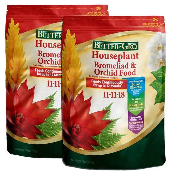 Better-Gro 10 oz. Houseplant, Bromeliad and Orchid Food (2-Pack)
