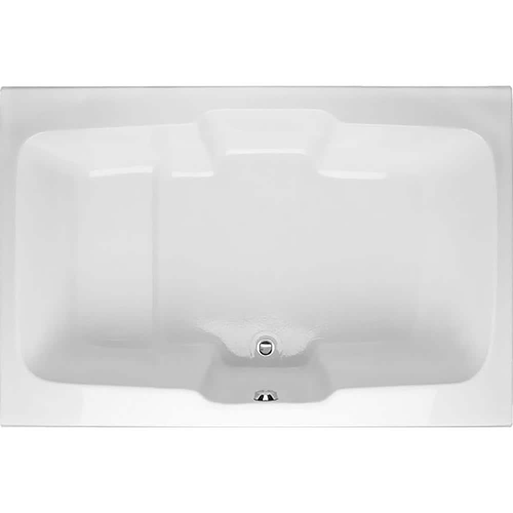 Hydro Systems Victoria 73 in. Acrylic Rectangular Dropin Bathtub in