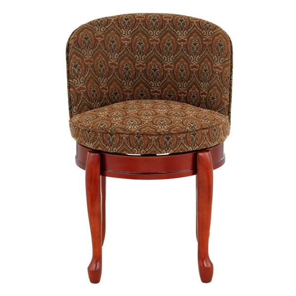 vanity chair with back