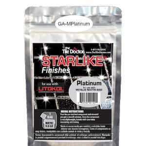 Starlike Finishes Epoxy Grout Additive - Platinum Metallic Collection 100 g (1-Pack)