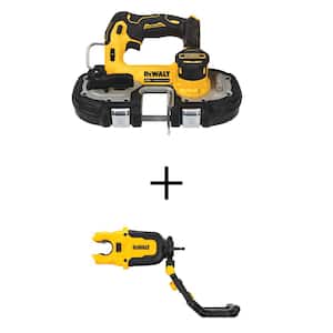 ATOMIC 20V MAX Cordless Brushless Compact 1-3/4 in. Bandsaw (Tool Only) and IMPACT CONNECT Copper Pipe Cutter Attachment