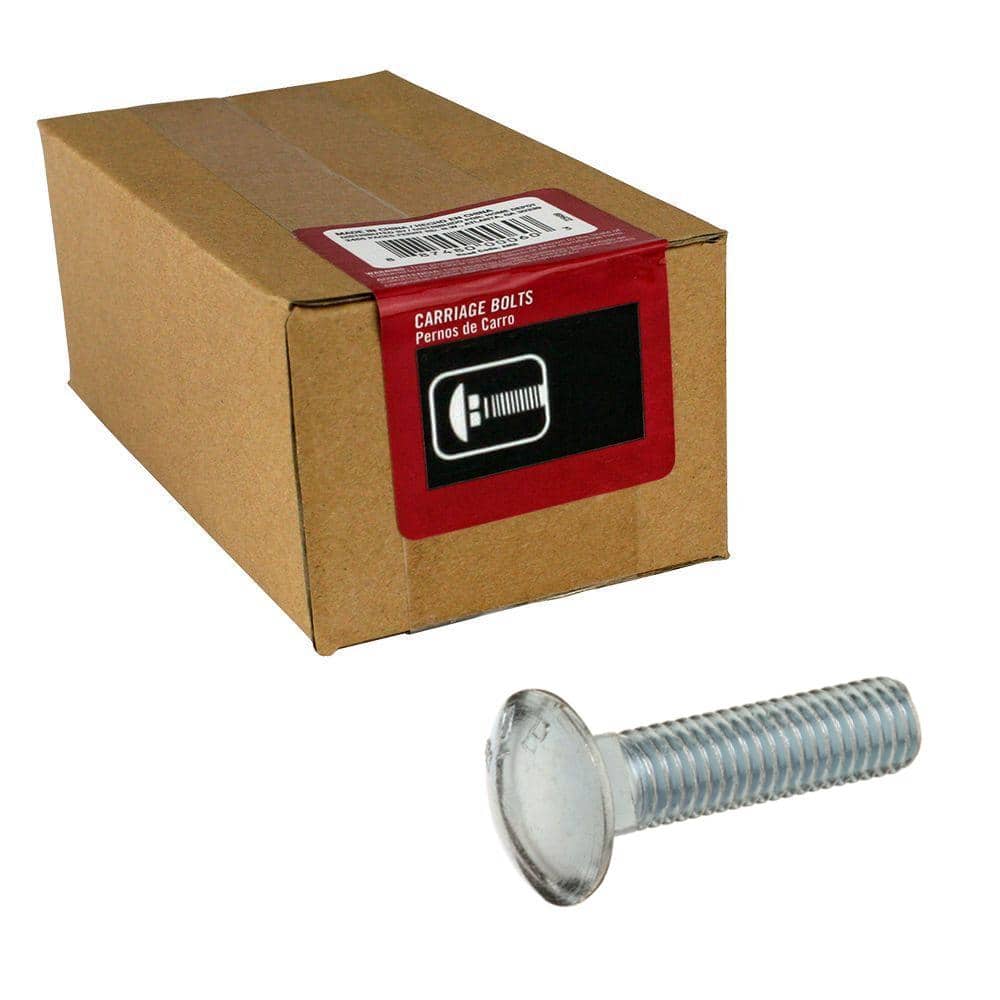 Everbilt 1/2 in.-13 x 2 in. Zinc Plated Carriage Bolt (20 Everbilt 1/2 in.-13 x 2 in. Zinc Plated Carriage Bolt (20