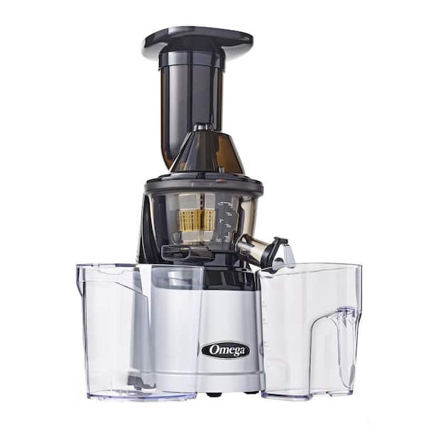 Omega Mega Mouth Silver Compact Masticating Vertical Juicer MMV700S - The  Home Depot