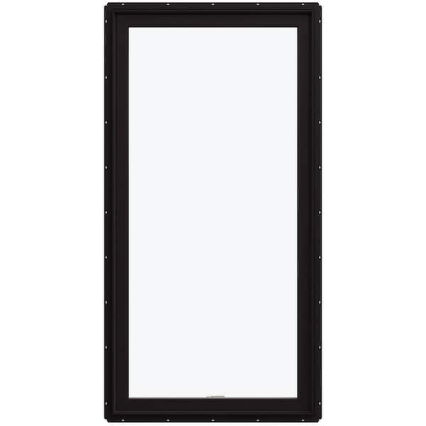 JELD-WEN 36 in. x 72 in. W-5500 Left-Hand Casement Wood Clad Window
