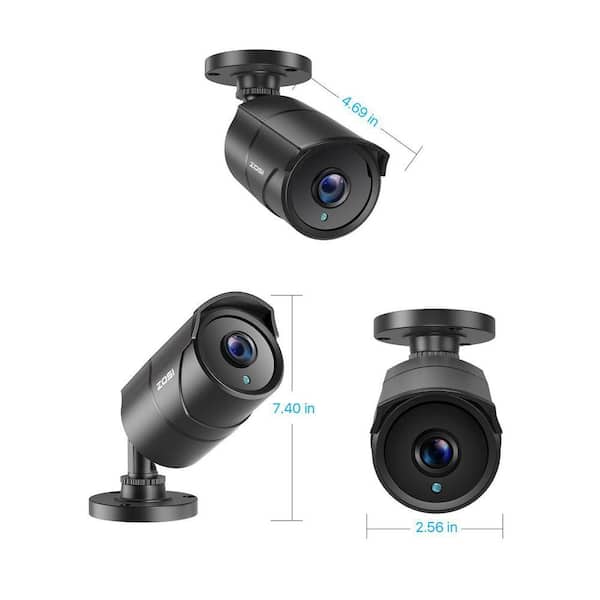 ZOSI 1080P Full HD TVI Hardwired Home Security Camera with Audio