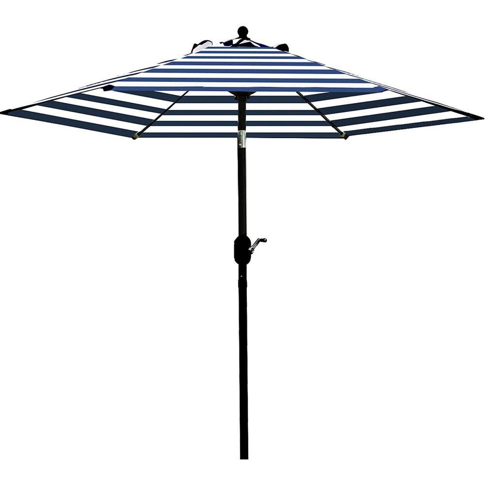 7.5 Patio Umbrella Outdoor Table Market Umbrella with Push Button Tilt/Cra