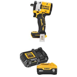 DEWALT ATOMIC 20V Max Cordless Brushless 1/2 in. Impact Wrench and