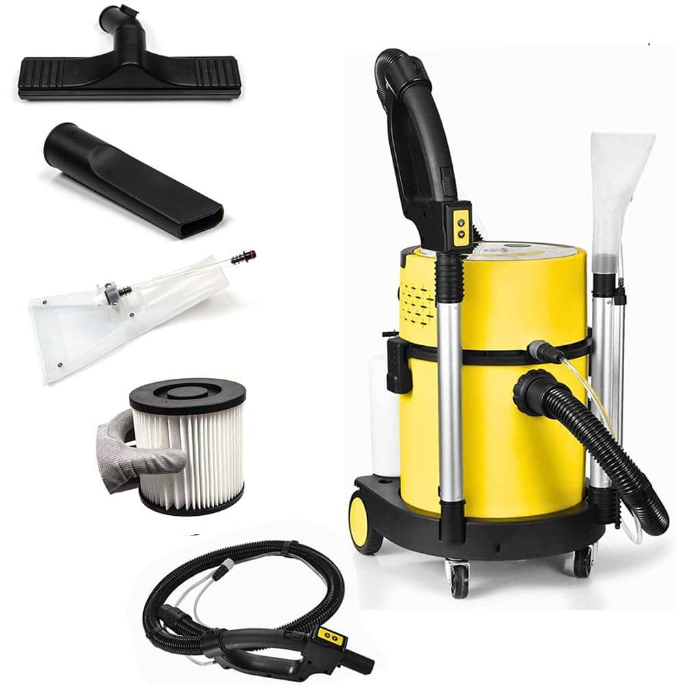 Corded HEPA Handheld Vacuum for MultiSurface in Yellow, Wet & Dry