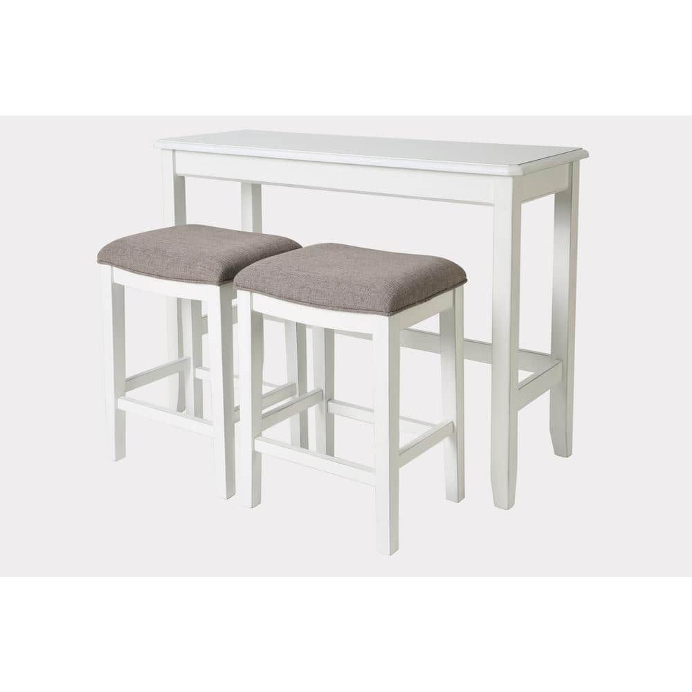 newridge home sofa table with two stools