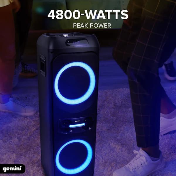 Gemini Voice Changing 4800-Watt Bluetooth Karaoke GMGHK2800 - The